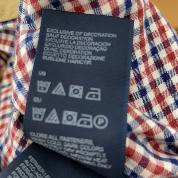 Tommy Hilfiger classic tan embroidered logo front zipper Bomber lined jacket S - Picture 9 of 11